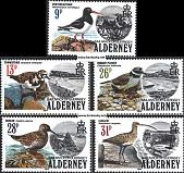 *Známky Alderney 1984 Morskí vtáci MNH séria - Kliknutím na obrázok zatvorte -